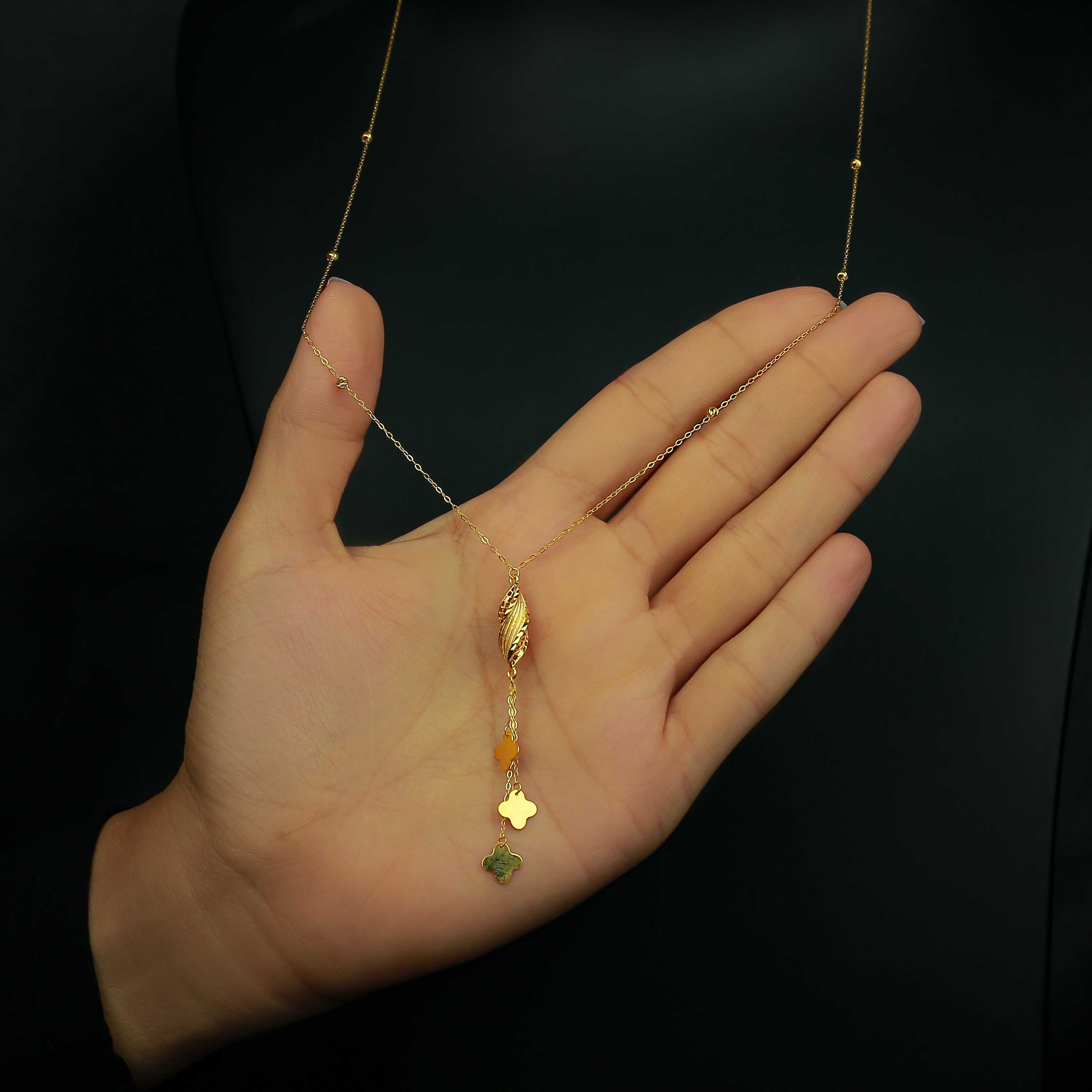 21 karat gold necklace, Turkish made - (H-0678)